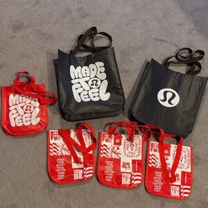 7 Lululemon Reusable reusable Tote Bags